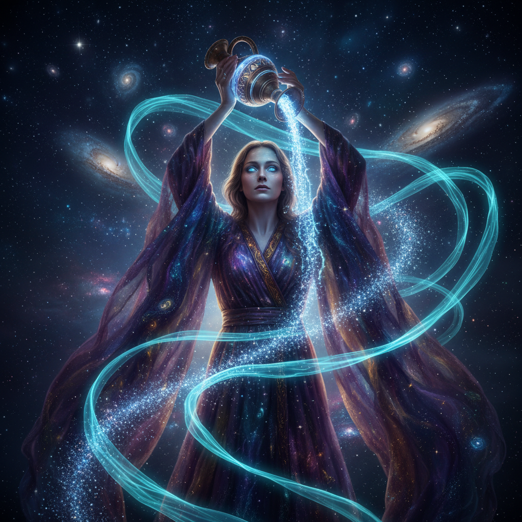 Aquarius cosmic portrait