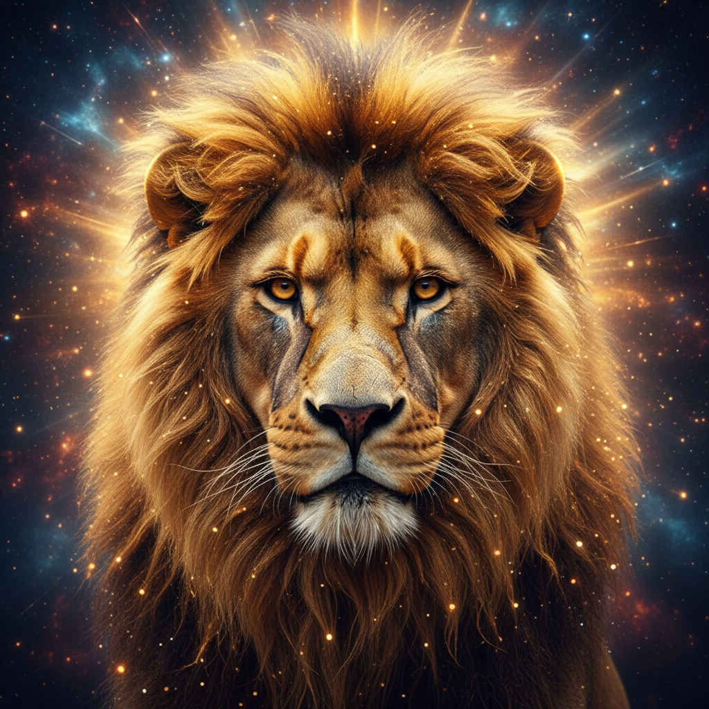 Leo cosmic portrait