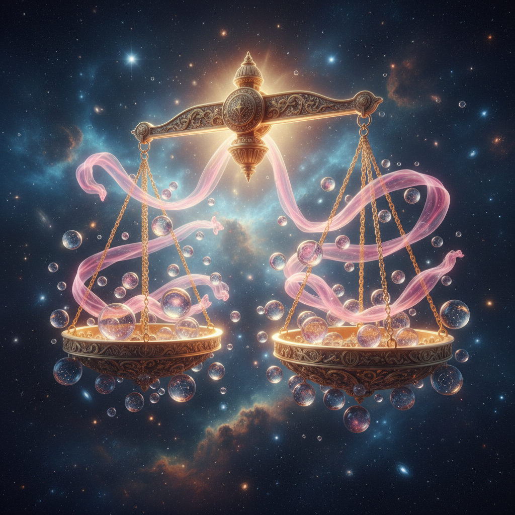 Libra cosmic portrait