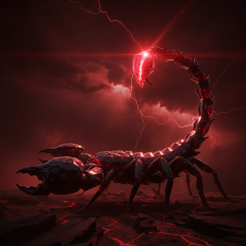 Scorpio cosmic portrait